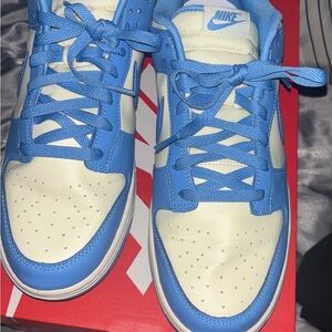 Nike Blue and White Sneakers